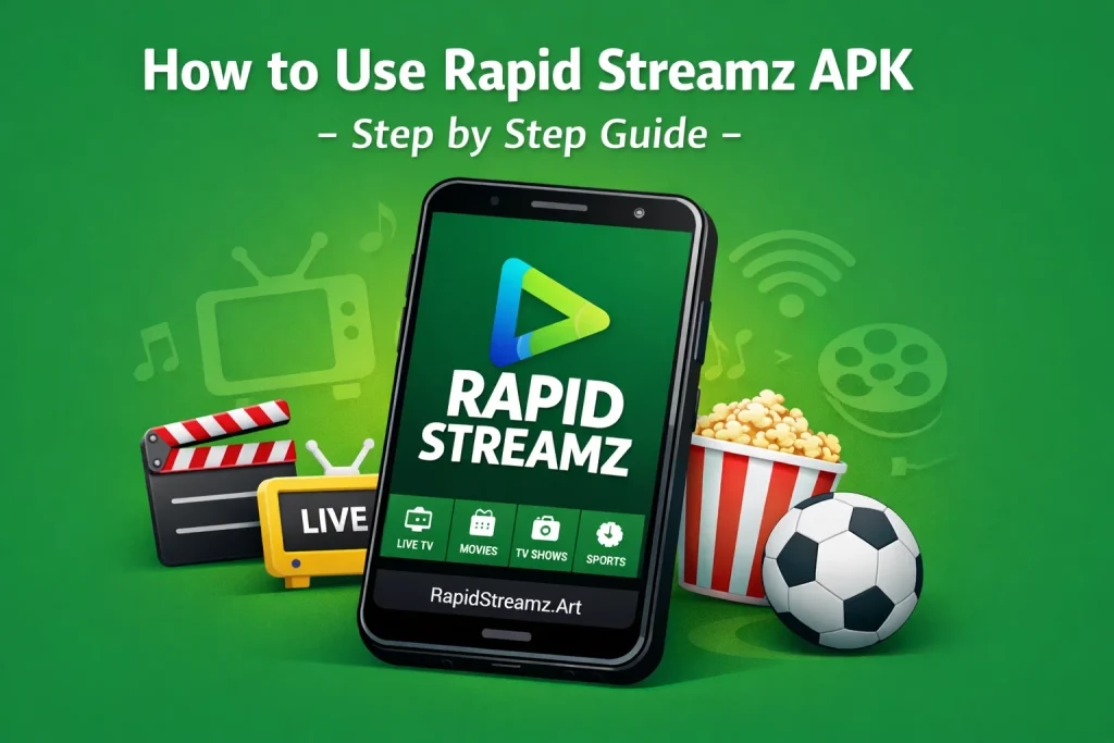 How to Use Rapid Streamz APK
